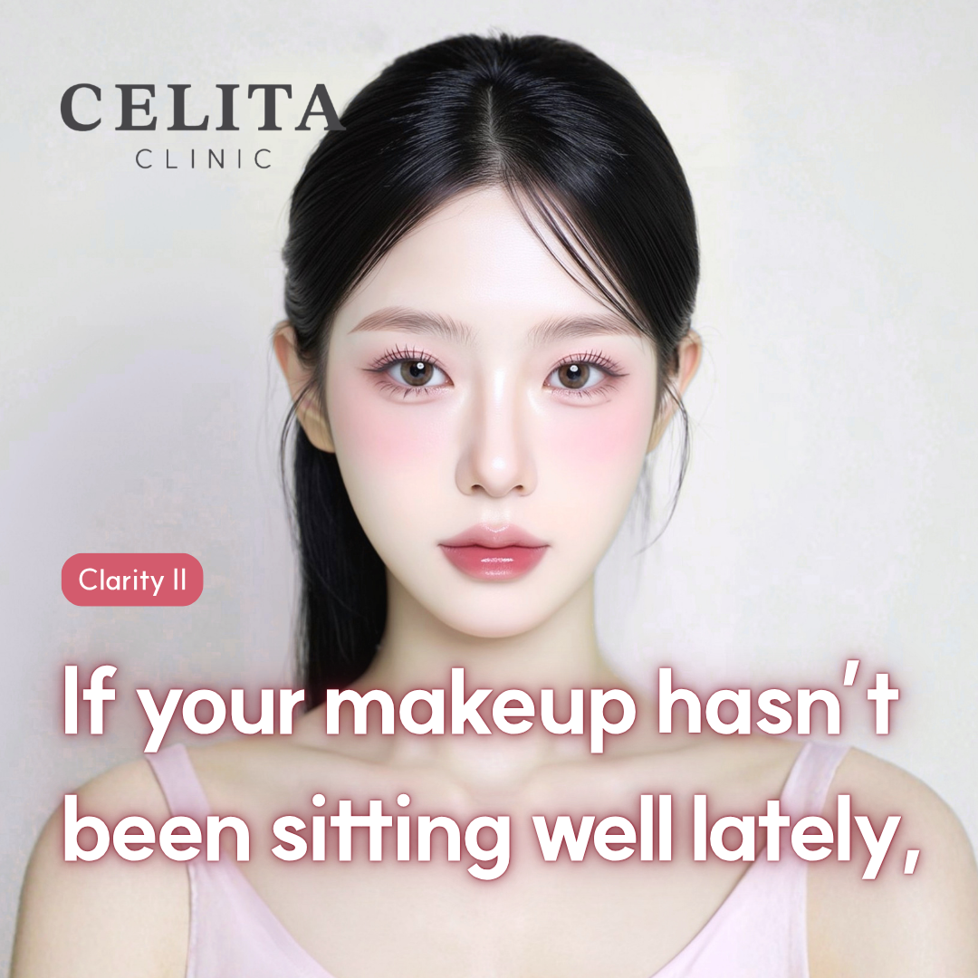 If your makeup isn't sitting well lately, this might be the reason! — How to solve it all at once with the Clarity Laser